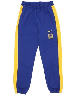 Nike Tracksuit Pants Nba Starting Five Fleece Pant Golwar - Blue