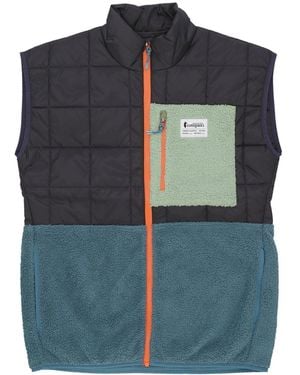 COTOPAXI Chaleco Hibrido Trico Para Hombre Grafito/Azul Abeto
