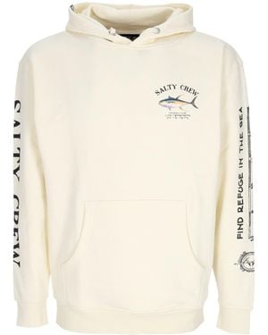 Salty Crew Ahi Mount Fleece Hoodie - Natural