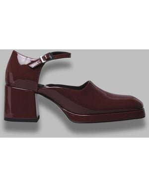 Miista Yara Burgundy Courts - Gray