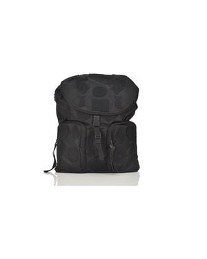Marcelo Burlon Backpack Fabric Patches Mod.Cmnb002F162621571010 - Black