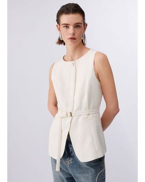 Liu Jo Chaleco Wa6209-Ts896 - Blanco