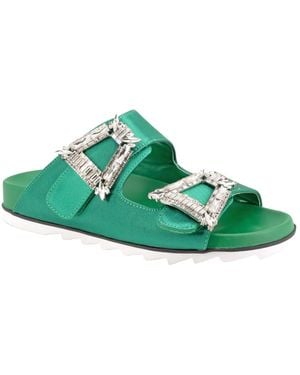 Twenty Four Haitch Sandals - Green