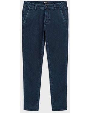 Gas Dunkelblaue Chino Jeans