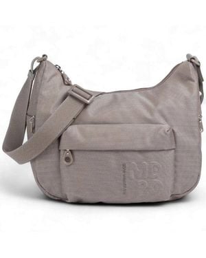 Mandarina Duck Shoulder Bag Md20 Taupe - Gray