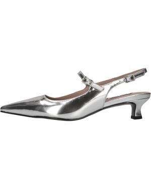 Bibi Lou Schuhe Mit Silber Absatz - Weiß