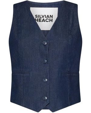 Silvian Heach Kalane Vests - Blue