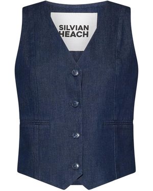 Silvian Heach Kalane Vests - Blue