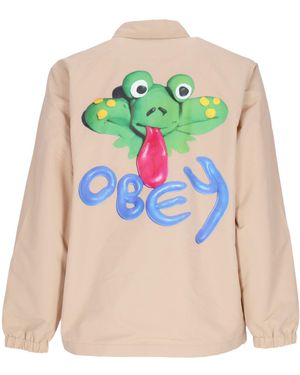 Obey Coach Jacket Froggy Coach Jacket - Green