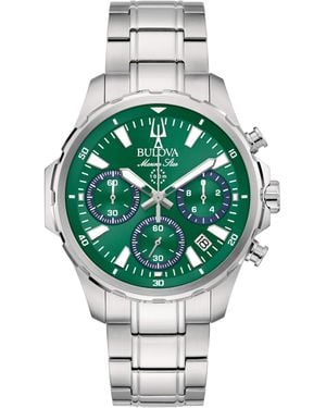 Bulova Hombre Marine Star Crono 96B465 - Verde