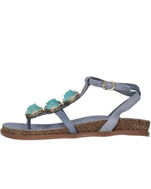 Emanuélle Vee Flat Shoes - Blue