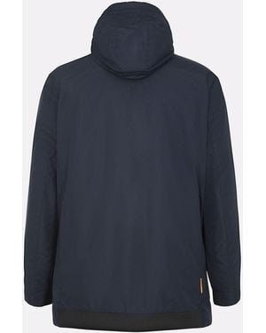 Suns Herrenjacke Aurelio Long Velour Dunkelblau