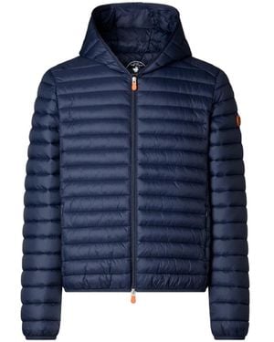 Save The Duck Coats Blu - Blue