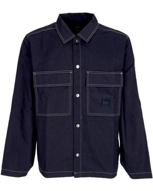 Huf Workwear Jacket Mason Shacket - Blue