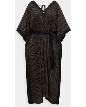 BOSS Casual Dress Monogram_Kaftan 10279250 01 - Black