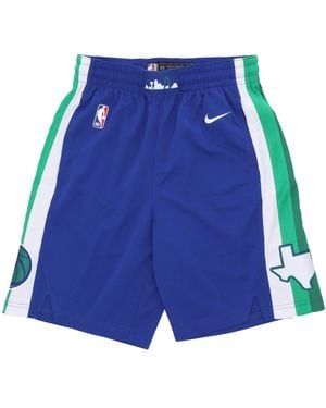 Nike Basketball Shorts Nba City Edition 22 Dri-Fit Swingman Short Dalmav - Blue