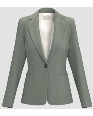 Marella Undergrown Velvet Jacket - Green