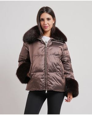 Manila Grace Chaquetas - Marrón