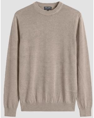Antony Morato Knitted Merino Wool Mastic - Natural
