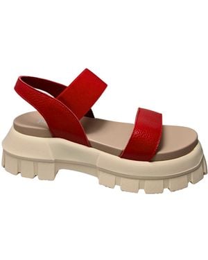 Pollini Sa16346G1Ete0509 Vrouwen Lederrood