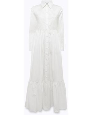 Blugirl Blumarine Dress Dress Ra6139-T544A - White