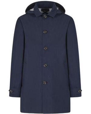Save The Duck Grin14 Benjamin Coat Capp. 90010 D42020M - Blue