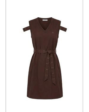 Liu Jo Vestido De Mujer Ta6127Ts922-91015 - Marrón