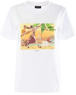 Nenette T-Shirt With Print - White