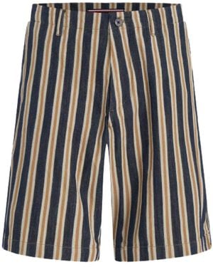 Tommy Hilfiger Harlem Zomerstreepbermuda - Grijs