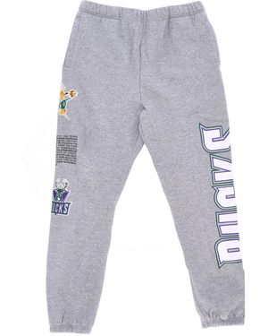 Mitchell &amp; Ness L'Equipe Masculine Nba Origins Fleece Pant Hardwood Classics Milbuc - Gris