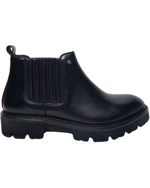 Pollini Sa21093G9Fvit000 Cuero Mujer Negro - Azul