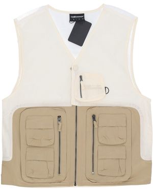 The Hundreds Battalia Mouwloos Herenvest Gebroken Wit - Naturel