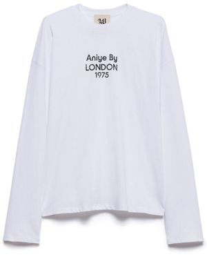 Aniye By Camiseta Ciudad Tees - Blanco