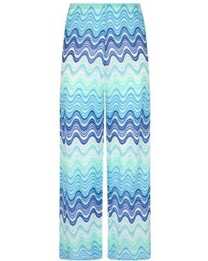 MC2 Saint Barth Amalia Wide Pants - Blue
