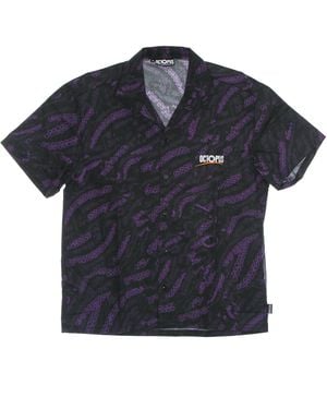 Octopus Short Sleeve Sci-Fi Shirt - Blue