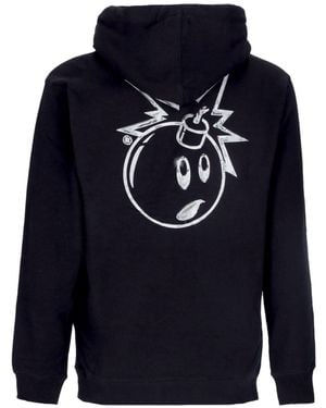 The Hundreds Herenhoodie Chrome Adam Pullover Zwart - Blauw