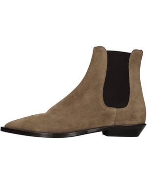 Grey Mer Boots - Brown