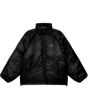 Obey Couette Echo Bouffante Avec Effet Translucide - Noir