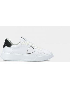 Philippe Model Sneakers V010 -Temple Veau Blanc Noir - Black