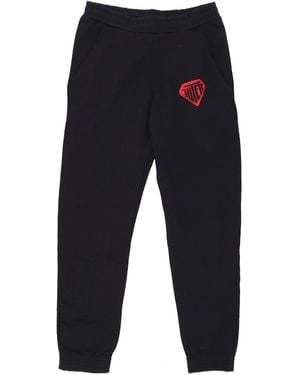 Iuter Stencil Sweatpant Joggingbroek Zwart - Blauw