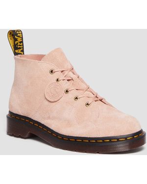 Dr. Martens Ante botín church monkey de desert oasis en color melocotón botas - Rosa