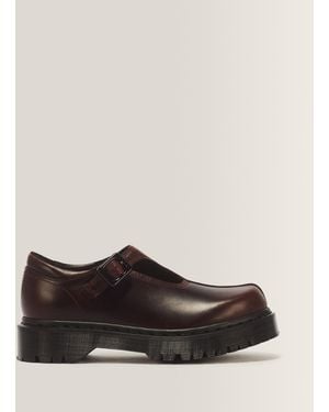 Dr. Martens Rejena Explorer Wp Leren Mary Jane Schoenen - Bruin