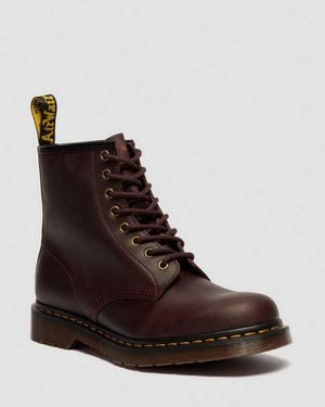 Dr. Martens 1460 Crazy Horse Leather Boots - Brown