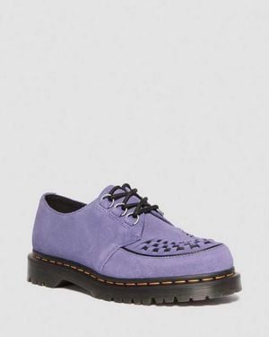 Dr. Martens Ramsey Woven Suede Creepers - Purple