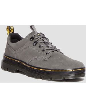 Dr. Martens Reeder Suede Utility Shoes - Grey