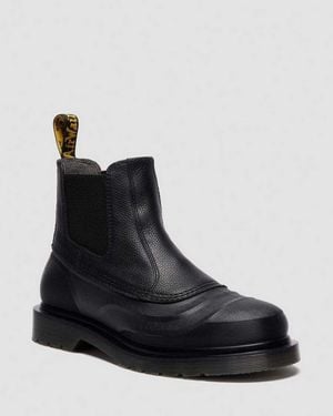 Dr. Martens 2976 Sub Leather Chelsea Boots - Black