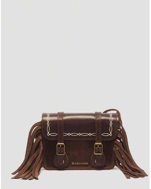 Dr. Martens 7 Inch Desert Rodeo Leather & Suede Satchel - Brown