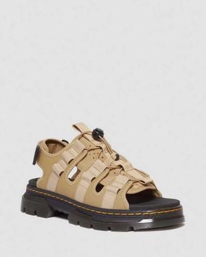 Dr. Martens Jericho Leather & Neoprene Hybrid Sandals - Natural