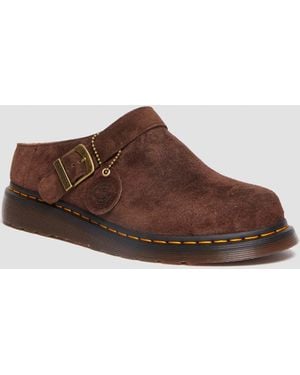Dr. Martens Scamosciata mules isham - Marrone