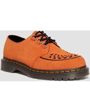 Dr. Martens Ramsey Geweven Suède Creepers Schoenen - Oranje